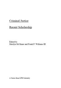 Private vs. Public Operation of Juvenile Correctional Facilities