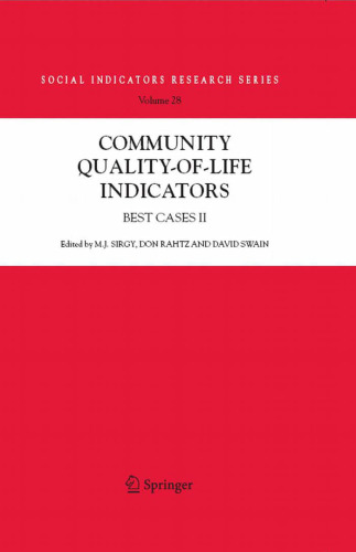 Community Quality-of-Life Indicators: Best Cases II 