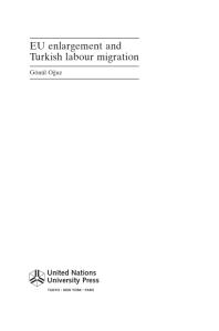 EU Enlargement and Turkish Labour Migration