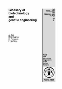 Glossary of biotechnology and genetic engineering