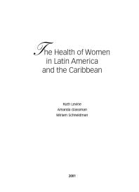 Health of Women in Latin America and the Caribbean