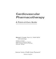 Cardiovascular Pharmacotherapy : A Point-of-Care Guide