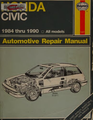 Haynes Honda Civic Automotive Repair Manual