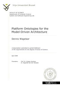 Platform Ontologies for the Model-Driven Architecture