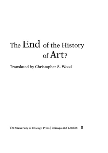 The End of the History of Art?