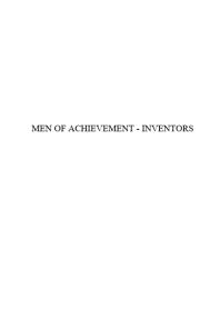 Men of Achievement, Inventors