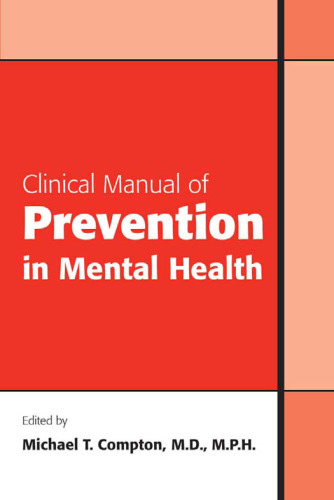 Clinical Manual of Prevention in Mental Health