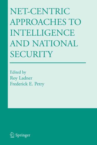 Net-Centric Approaches to Intelligence and National Security 