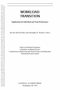 Workload Transition : Implications for Individual and Team Performance