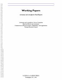 Working Papers : Astronomy and Astrophysics Panel Reports