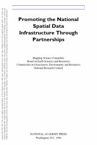 Promoting the National Spatial Data Infrastructure Through Partnerships