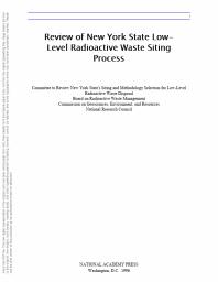 Review of New York State Low-Level Radioactive Waste Siting Process