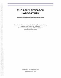 Army Research Laboratory : Alternative Organizational and Management Options