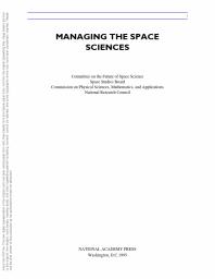 Managing the Space Sciences