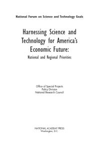 Harnessing Science and Technology for America's Economic Future : National and Regional Priorities