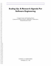 Scaling Up : A Research Agenda for Software Engineering