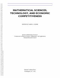 Mathematical Sciences, Technology, and Economic Competitiveness