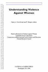 Understanding Violence Against Women