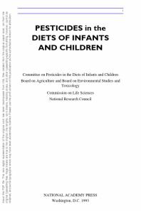 Pesticides in the Diets of Infants and Children