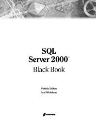 SQL Server 2000 Black Book