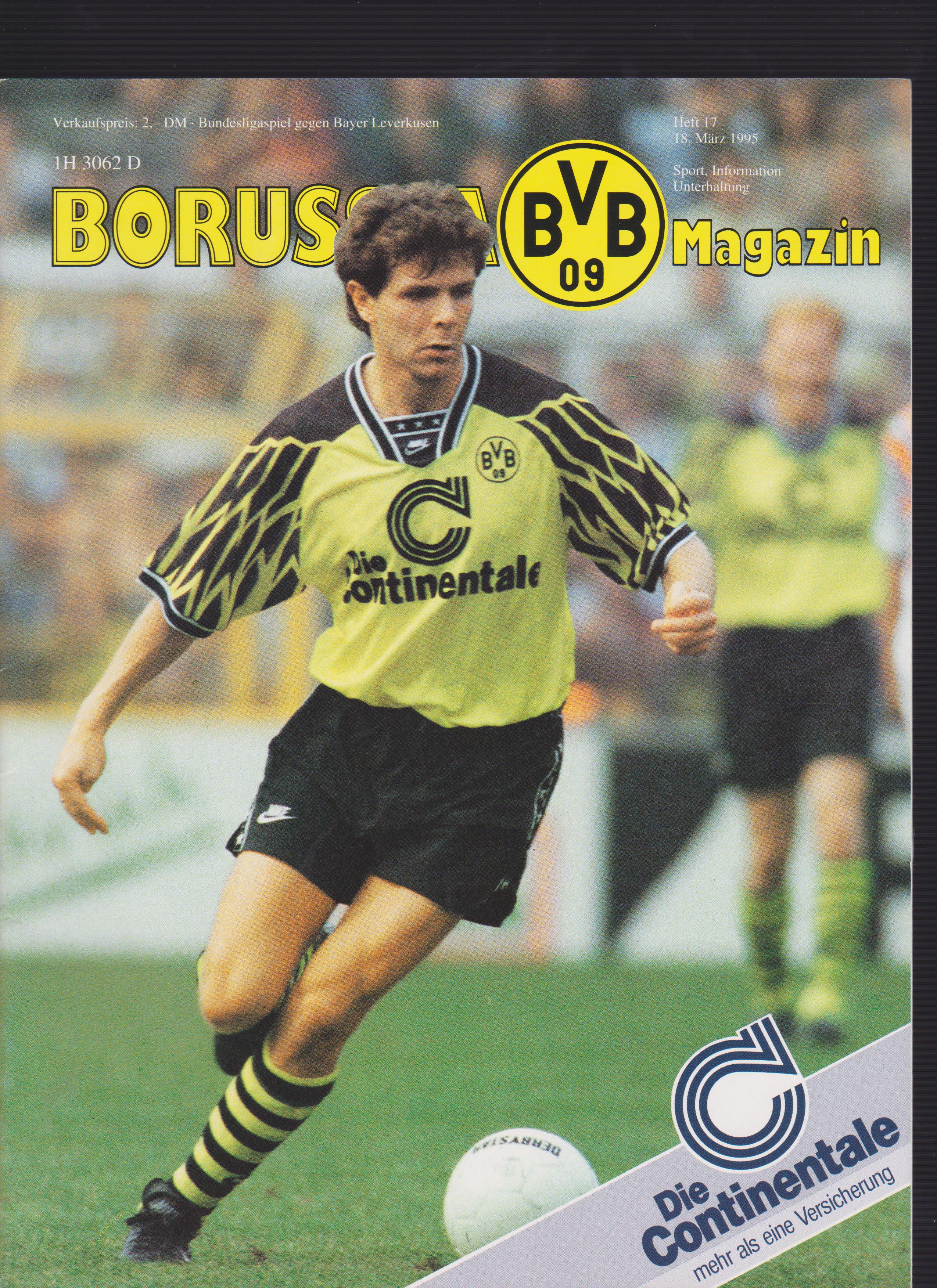 Borussia Magazin 18. Maerz 1995