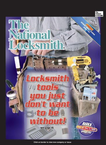 The National Locksmith: Volume 69, Number 10