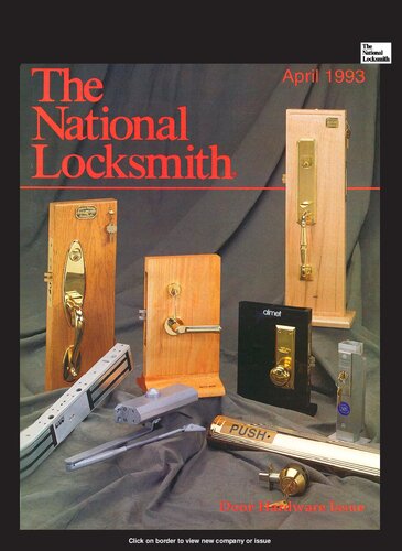 The National Locksmith: Volume 64, Number 4