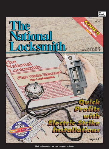 The National Locksmith: Volume 68, Number 3