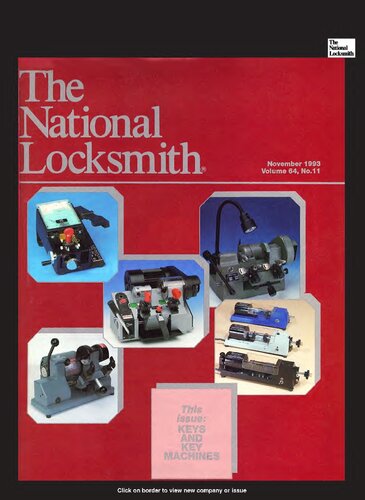 The National Locksmith: Volume 64, Number 11