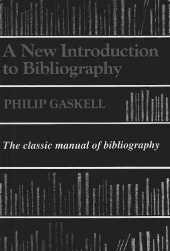 A New Introduction to Bibliography