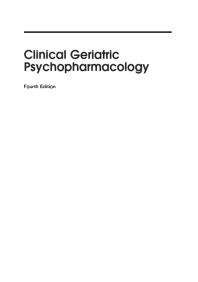 Clinical Geriatric Psychopharmacology