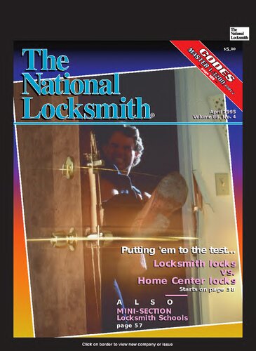 The National Locksmith: Volume 66, Number 4