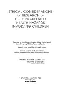 Ethical Considerations for Research on Housing-Related Health Hazards Involving Children