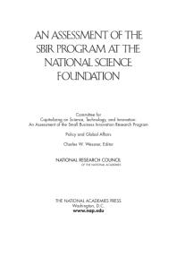 An Assessment of the SBIR Program at the National Science Foundation