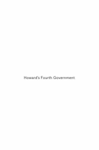 Howard's Fourth Government