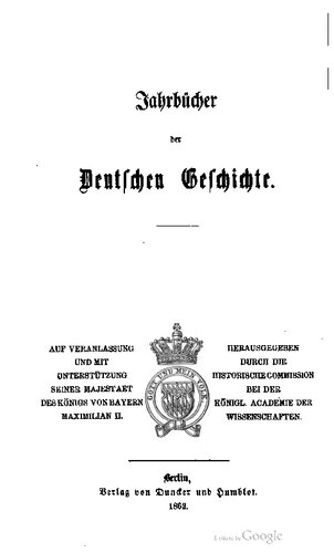 Jahrbücher des Deutschen Reichs unter König Heinrich II.