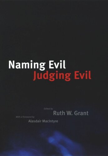 Naming Evil, Judging Evil