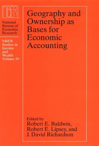 Geography and Ownership as Bases for Economic Accounting