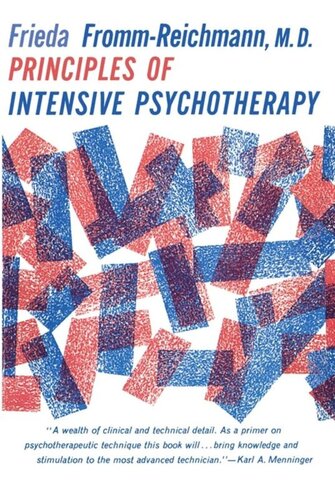 Principles of Intensive Psychotherapy