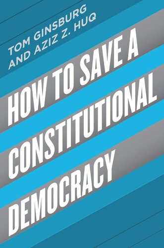 How to Save a Constitutional Democracy