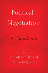 Political Negotiation : A Handbook