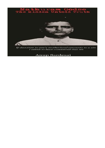 Nathuram Godse: The Hidden Untold Truth