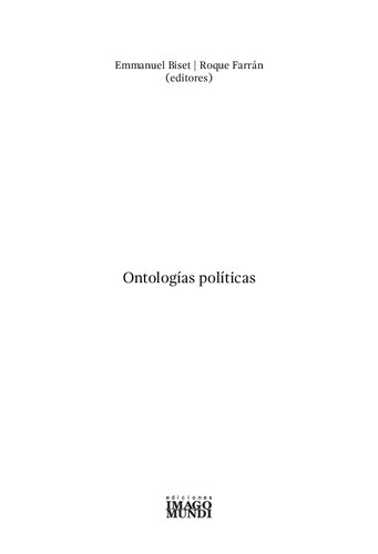 Ontologías políticas