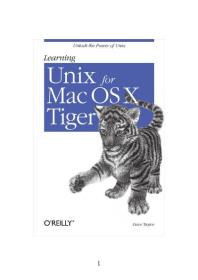 Learning Unix for Mac OS X Tiger