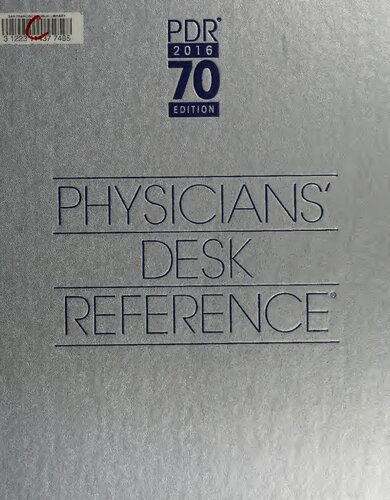 Physicians' Desk Reference, 70th edition