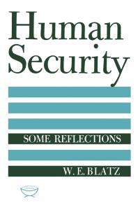 Human Security : Some Reflections