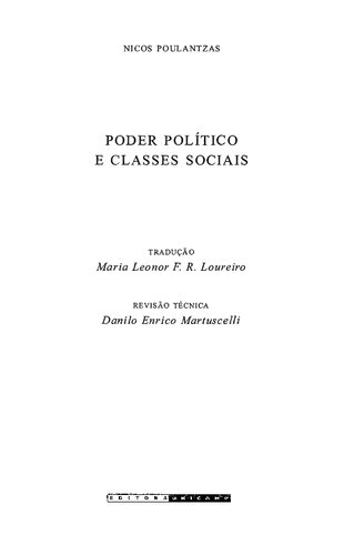 Poder político e classes sociais