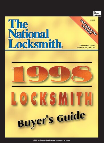 The National Locksmith: Volume 68, Number 12