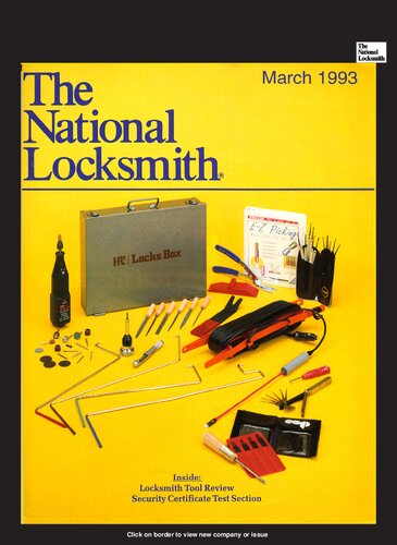 The National Locksmith: Volume 64, Number 3