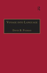 Voyage into Language : Space and the Linguistic Encounter, 1500-1800